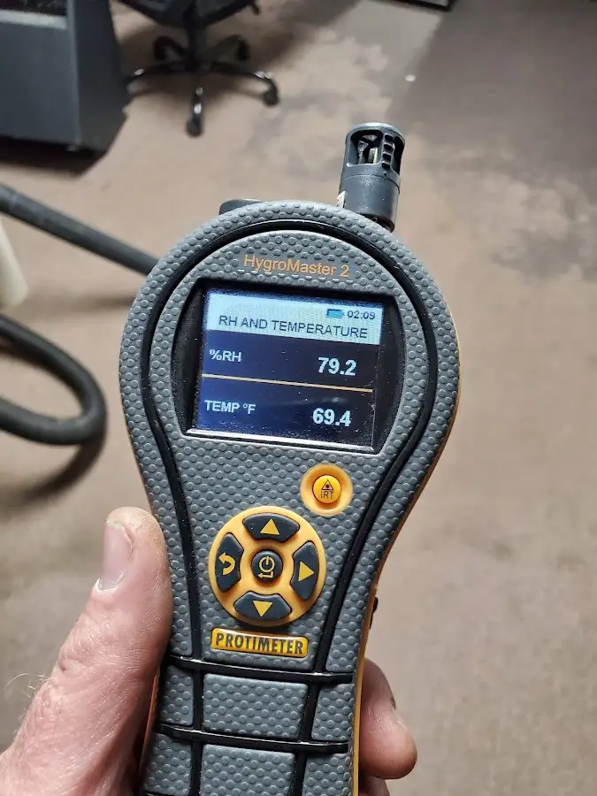 Moisture meter humidity assessment for Fire & Smoke Damage Restoration in Sachse